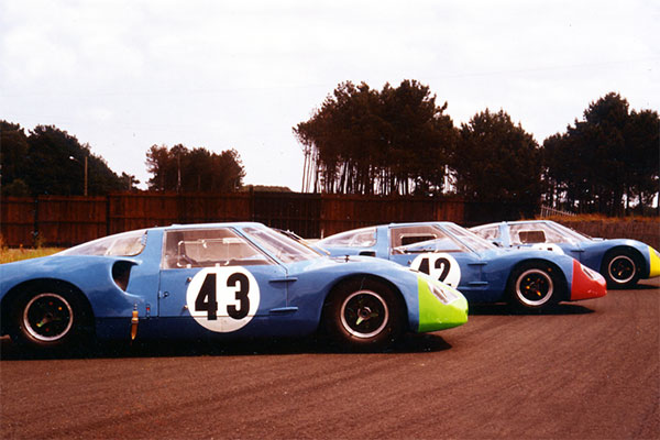Les trois Matra 620 des 24 heures du Mans 1966