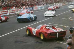 24 heures du Mans 1966 - Dino 206 S #38 - Charlie Kolb / George Follmer - Abandon