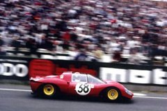 24 heures du Mans 1966 - Dino 206 S #38 - Charlie Kolb / George Follmer - Abandon