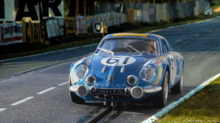 24 heures du Mans 1968 - Alpine A110 #61 - Pilotes : Joseph Bourdon / Maurice Nusbaumer - non class&eacute;