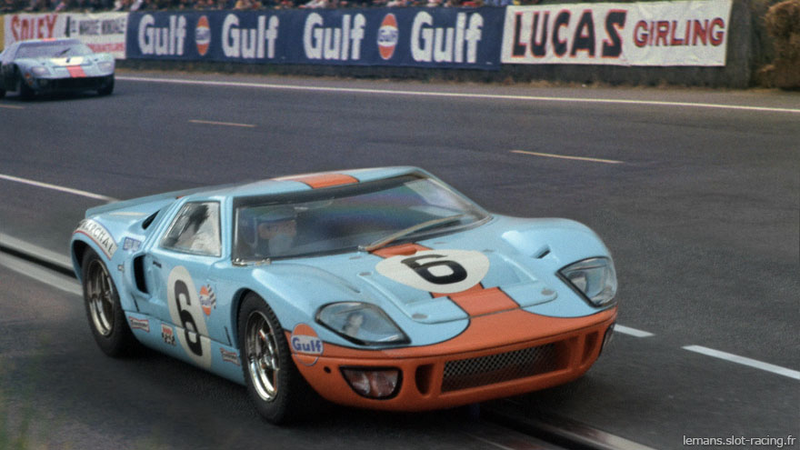 La Ford GT40 n&deg;6 des 24 heures du Mans 1969