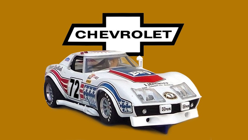 24 heures du Mans 1972 - Chevrolet Corvette #72 - Scalextric