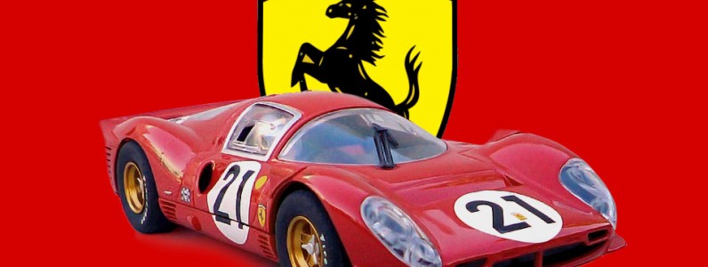 24 heures du Mans 1967 - Ferrari 330 P4 - Scalextric