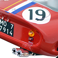 Ferrari 250 GTO - Fly A1803 - Détails du panneau arrière
