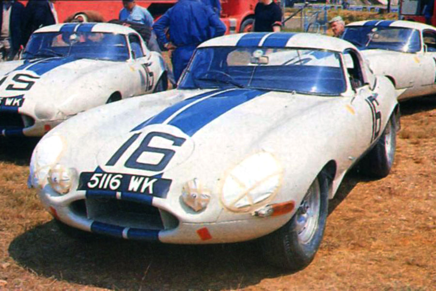 24 heures du Mans 1963 - Jaguar Type E Lightweight #16 - Pilotes : Paul Richards / Roy Salvadori - Abandon