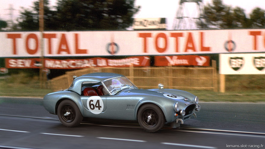 24 heures du Mans 1964 - AC Cobra #64 - Regis Fraissinet / Jean de Mortemart - 18ème