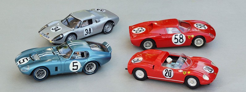 Cobra Daytona Revell, Porsche 904 MRRC, Ferrari 250 LM Monogram, Ferrari 275P MRRC