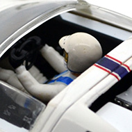 Ford GT40 - Détails du poste de pilotage
