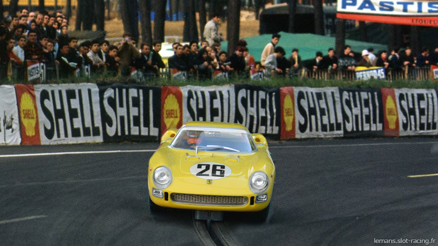 24 heures du Mans 1965 - Ferrari 250LM#26 - Pilotes : Pierre Dumay / Gustave "Taf" Gosselin - 2ème