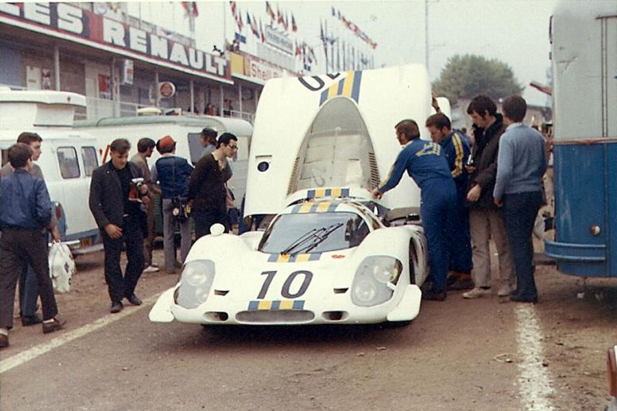 24 heures du Mans 1969 - Porsche 917 #10 - Pilotes : John Woolfe / Herbert Linge - Abandon