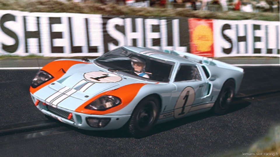 24 heures du Mans 1966 - Ford MkII #2 - Pilotes : Denis Hulme / Ken Miles - 2ème