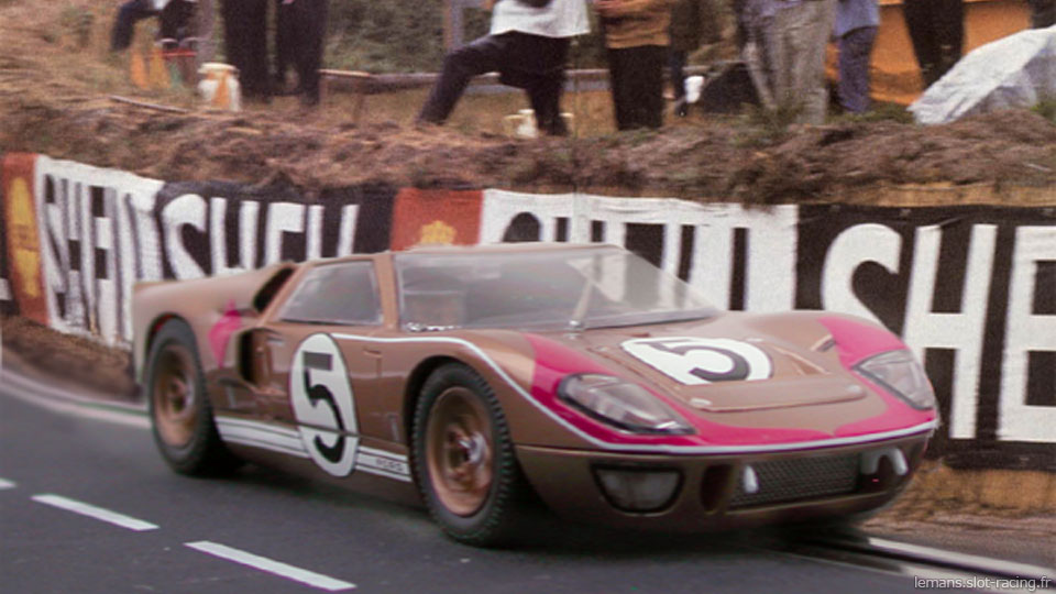 24 heures du Mans 1966 - Ford MkII #5 - Pilotes : Ronnie Bucknum /Richard 'Dick' Hutcherson - 3ème