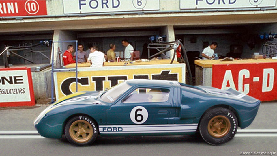 24 heures du Mans 1966 - Ford MkII #6 - Pilotes : Mario Andretti / Lucien Bianchi - Abandon