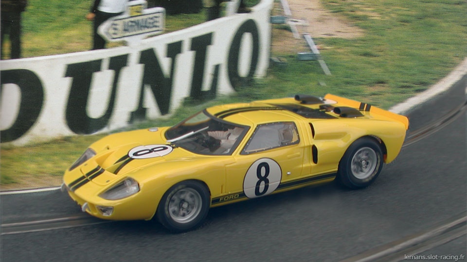 24 heures du Mans 1966 - Ford MkII #8 - Pilotes : Frank Gardner / John Whitmore - Abandon