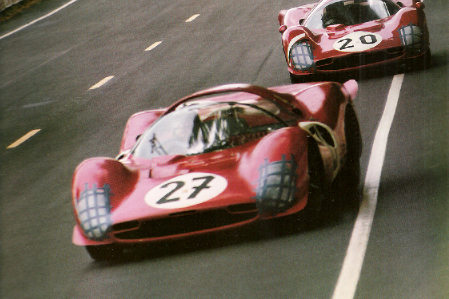 24 heures du Mans 1966 - Ferrari 330 P3 #27 - Pedro Rodriguez / Richie Ginther - Abandon