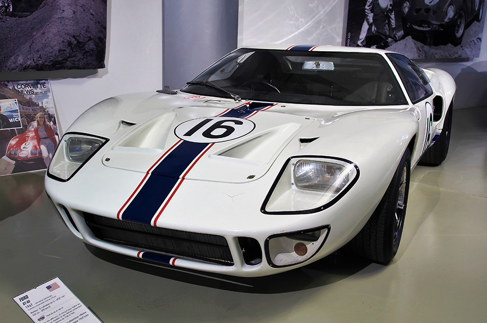 La Ford GT40 1020 exposée au musée des 24 heures au Mans