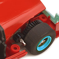 Ferrari 412P - Le moteur transversal et l'éclairage arrière