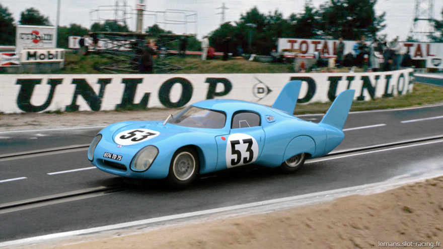 24 heures du Mans 1967 - CD SP66C #53 - Pilotes : André Guilhaudin / Alain Bertaut - Abandon