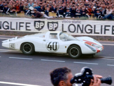 24 heures du Mans 1967 - Porsche 907/6 LH #40 - Pilotes : Gerhard Mitter / Jochen Rindt - Abandon