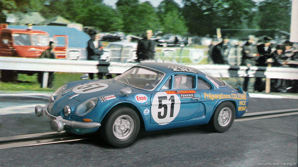 24 heures du Mans 1968 - Alpine A110 #51 - Pilotes : Bernard Collomb / François Lacarrau - non classé