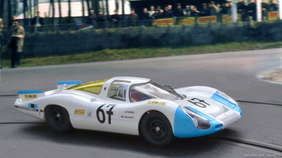 24 heures du Mans 1968 - Porsche 907 #67- Pilotes : Robert Buchet / Herbert Linge - Abandon