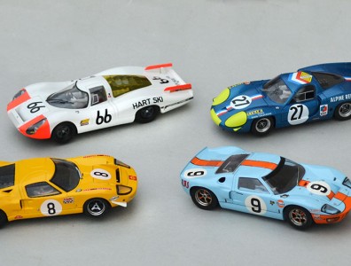 Ford GT40 Fly, Porsche 907L SRC, Alpine A220 Le Mans Miniatures, Ford GT40 Scalextric