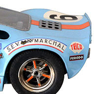 Ford GT40 Scalextric - Détails de la décoration