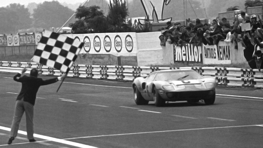 L'arrivée des 24 heures du Mans 1969