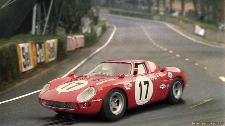 24 heures du Mans 1969 - Ferrari 250LM #17 - Pilotes : Teodoro Zeccoli / Sam Posey - 8ème