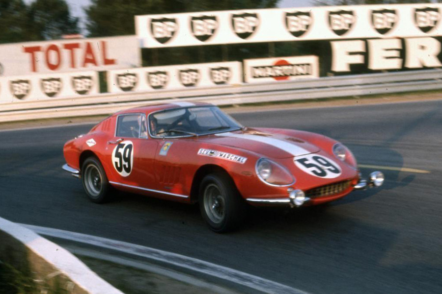 24 heures du Mans 1969 - Ferrari 275 gtb/C #59 - Pilotes : Claude Haldi / Jacques Rey - Abandon