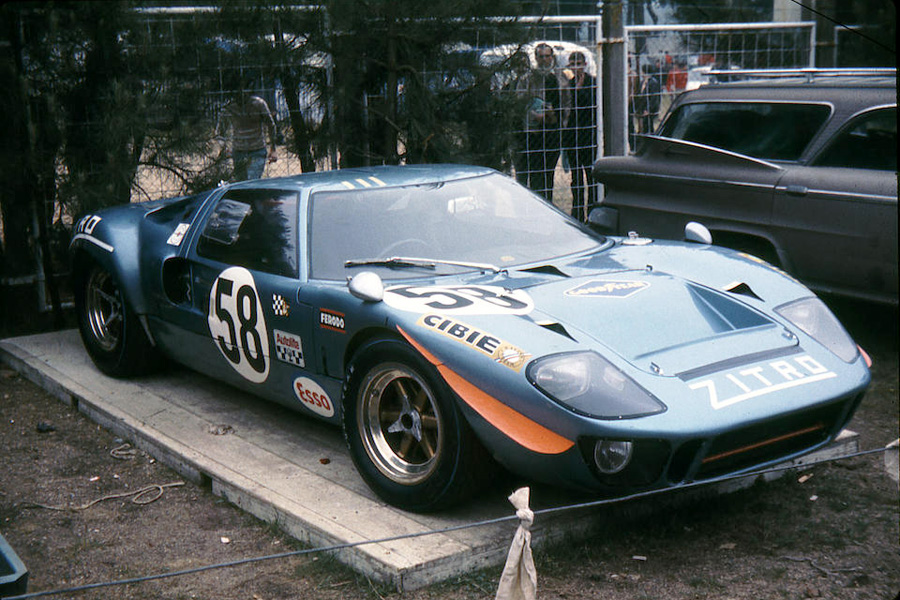24 heures du Mans 1969 - Ford GT40 #58 - Pilotes : Dominique Martin / Jean-Pierre Hanrioud - Non partante