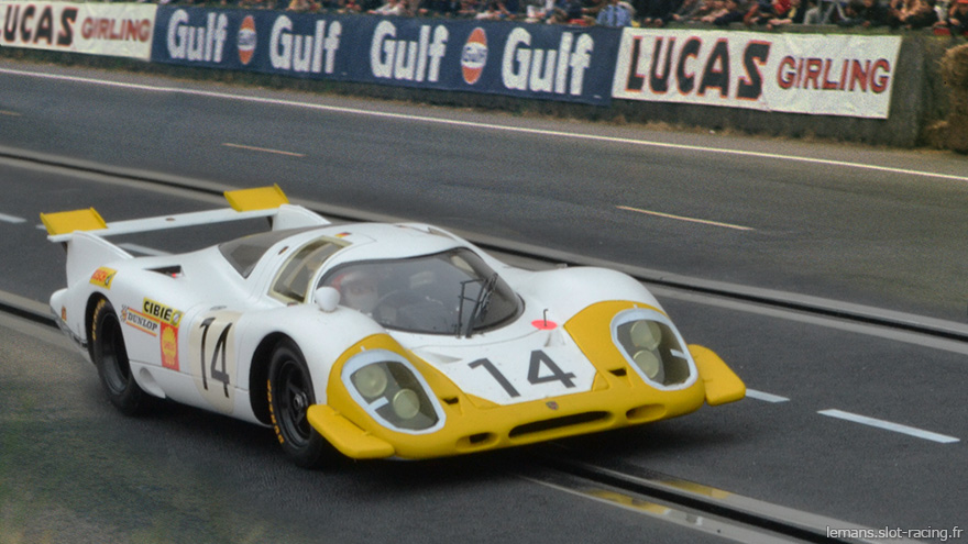 24 heures du Mans 1969 - Porsche 917 #14 - Pilotes : Rolf Stommelen / Kurt Ahrens - Abandon