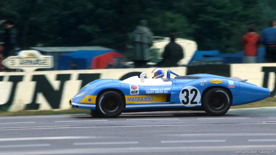 24 heures du Mans 1970 - Matra 650 #32 - Pilotes : François Cevert / Jack Brabham - Abandon