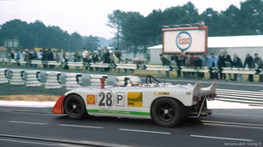 24 heures du Mans 1970 - Porsche 908/02 #28 - Pilotes : Dieter Spoerry / André de Cortanze - Non partante