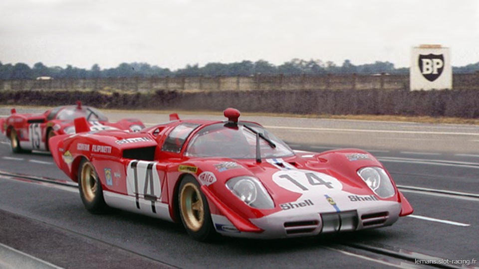 24 heures du Mans 1970 - Ferrari 512S #14- Pilotes : Jo Bonnier / Reine Wisell - Abandon