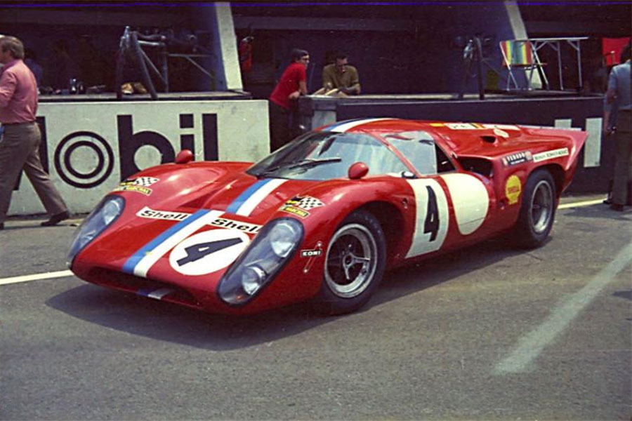 24 heures du Mans 1970 - Lola T70 #4- Pilotes : Teddy Pilette / Gustave Gosselin - Abandon