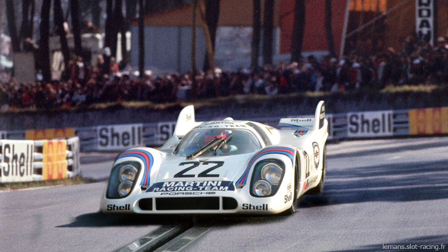 24 heures du Mans 1971 - Porsche 917K #22 - Pilotes : Helmut Marko / Gys van Lennep - 1er