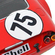 Ferrari 365 GTB4 FLY A0653 - Détail de la décoration arrière