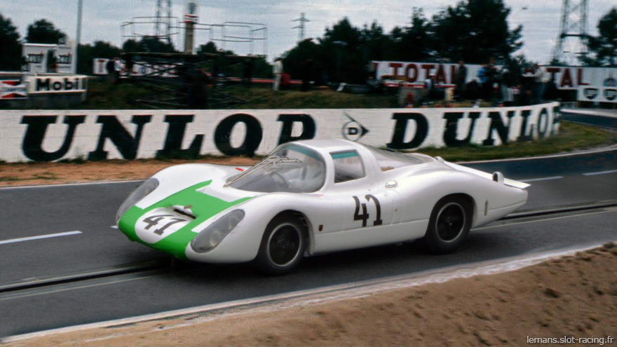 24 heures du Mans 1967 - Porsche 907/6 LH #41 - Pilotes : Jo Siffert / Hans Herrmann - 5ème