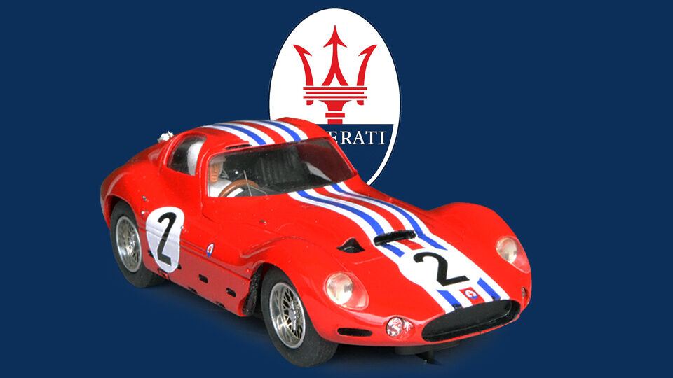 Maserati - Voitures miniatures de slot racing des 24 heures du Mans