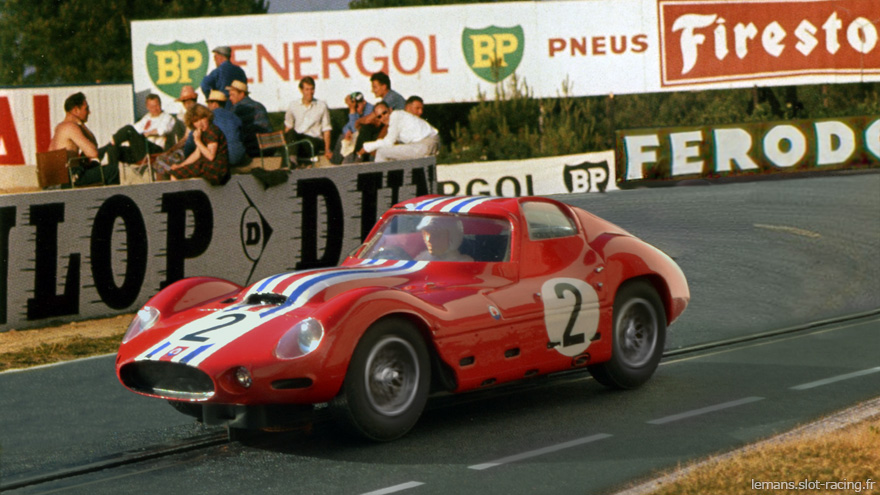 La Maserati 151/2 n°2 MMK des 24 heures du Mans 1963 Maserati-151-MMK