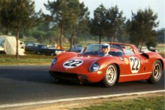 24 heures du Mans 1963 - Ferrari 250P #22 - Pilotes : Umberto Maglioli / Mike Parkes - 3ème
