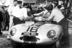 24 heures du Mans 1963 - Jaguar Type E Lightweight #16 - Pilotes : Paul Richards / Roy Salvadori - Abandon