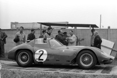 24 heures du Mans 1963 - Maserati 151/21#2- Pilotes : André Simon / Lucky Casner- Abandon