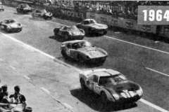 24 heures du Mans 1964 - Ford GT40 #11 - Pilotes : Richie Ginther / Masten Gregory - Abandon