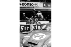 24 heures du Mans 1965 - Alfa Roméo Giulia TZ #44 - Pilotes : Nicholas Koob / Alain Finkelstein - Abandon