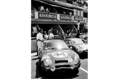 24 heures du Mans 1965 - Alfa Roméo Giulia TZ #44 - Pilotes : Nicholas Koob / Alain Finkelstein - Abandon