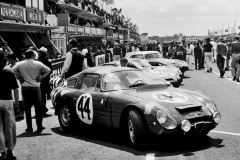 24 heures du Mans 1965 - Alfa Roméo Giulia TZ #44 - Pilotes : Nicholas Koob / Alain Finkelstein - Abandon