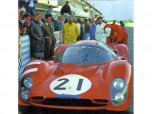 24 heures du Mans 1966 - Ferrari 330 P3 #21 - Lorenzo Bandini / Jean Guichet - Abandon