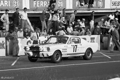 24 heures du Mans 1967 - Ford Mustang Shelby GT 350R #17 - Pilotes : Claude Dubois / Chris Tuerlinckx - Abandon